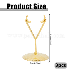 Support de boule de cristal en alliage pour travaux manuels&nbsp;ODIS-WH0030-260G