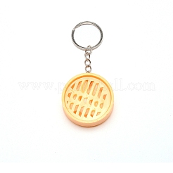 Porte-clés en plastique&nbsp;LS-KEYC-WH0026-10
