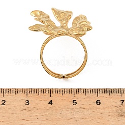 Offene Manschettenringe aus Edelstahl 304&nbsp;RJEW-D350-04G-02