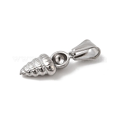 Pendentifs en acier inoxydable 304 sertis de strass&nbsp;STAS-B167-13B-P