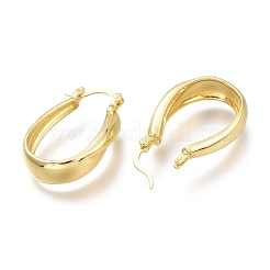 Orecchini a cerchio in ottone spesso&nbsp;EJEW-H104-08G