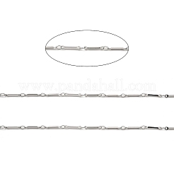 Chaînes à maillons cubiques en acier inoxydable 304 résistant au ternissement&nbsp;CHS-G025-09P