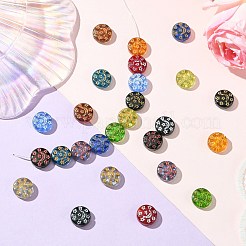 26 Stück 13 Farben transparente Bunte Malerei-Perlen&nbsp;LAMP-CJ0002-35