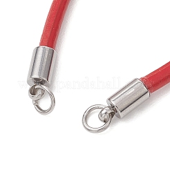 Herstellung von Armbändern aus 3 mm rundem Rindsleder&nbsp;AJEW-JB01540