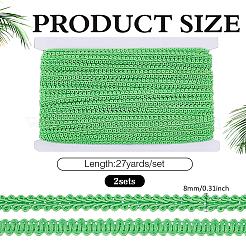 2 sac de bordure en dentelle polyester&nbsp;OCOR-ME0001-84E