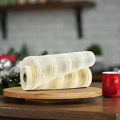 Dekoratives Polyester-Netzband für Weihnachtsbäume&nbsp;SIL-WH20025-050D