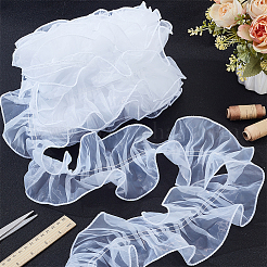 1 Stück Organza-Spitzenband mit Plissee&nbsp;OCOR-HY0001-33B