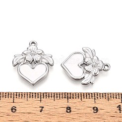 Cabochon-Fassungen für Anhänger aus Edelstahl 304&nbsp;STAS-T067-04P