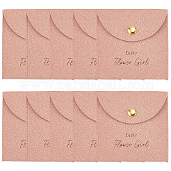 10 pochette en velours avec bouton pression&nbsp;ABAG-SP0001-42E