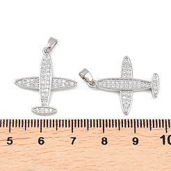 Pendentifs en laiton zircon cubique transparent&nbsp;KK-G549-18E-P