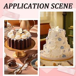 21 stücke geburtstag thema spiegel wirkung acryl geburtstag cupcake einsatz karte dekoration&nbsp;AJEW-SP0001-73B