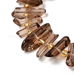 Chapelets de perles en cristal de quartz naturel&nbsp;G-F800-E14