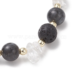 Stretcharmbänder aus natürlichem Quarz&nbsp;BJEW-JB13188