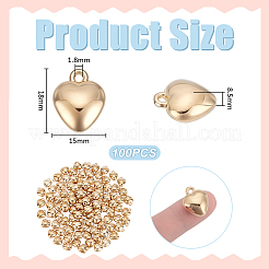 100 pz ciondoli in plastica ccb&nbsp;CCB-UN0001-03G
