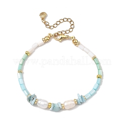 Armbänder aus natürlichen Süßwasserzuchtperlen&nbsp;BJEW-JB13950