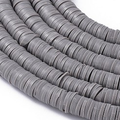 Perles plates en argile polymère fait main rondes&nbsp;CLAY-R067-6.0mm-40