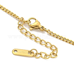 Ionen-Beschichtung (IP) 201 Edelstahl Kristall Strass Schmetterling Anhänger Halsketten&nbsp;NJEW-K270-19G