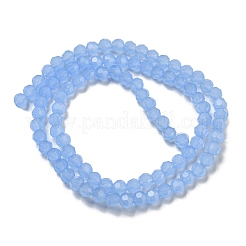 Ständer aus imitierten Jade-Glasperlen&nbsp;EGLA-A035-J4mm-D03