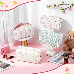 4 bolsa rectangular de algodón para cosméticos de 4 colores&nbsp;AJEW-WA0005-14A