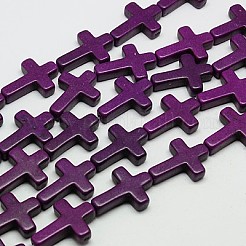 Kunsttürkisfarbenen Perlen Stränge&nbsp;X-TURQ-G112-15x20mm-02