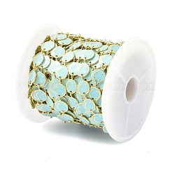 Catena a maglie in ottone e smalto&nbsp;CHC-D029-16G-02