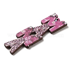 Pendentifs en bois thème fête des mères&nbsp;FIND-Z031-01F