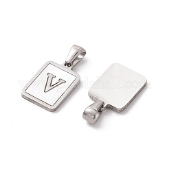 Pendentifs coquillages pavés en acier inoxydable 304&nbsp;STAS-G327-01P-V