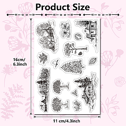 Klarsichtstempel aus PVC-Kunststoff&nbsp;DIY-WH0439-0003