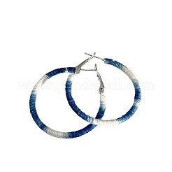 Pendientes de aro de aleación de poliéster&nbsp;FS-WGF51EC-01