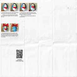 Kit de porte-clés à feutrer à l'aiguille sur le thème de noël avec instructions&nbsp;DIY-F111-04