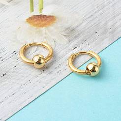 Pendientes de aro huggie de acero inoxidable 304&nbsp;X-EJEW-JE04555-02