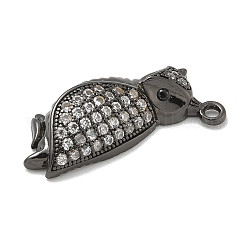 Gestell Messing micro ebnen Zirkonia Anhänger&nbsp;KK-L224-056B