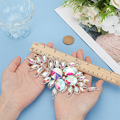 1 Stück Strass-Applikationen aus Messing&nbsp;DIY-FG0005-52A