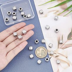 26 Stück 26 Stile 316 chirurgischer Edelstahl europäische Perlen&nbsp;STAS-UN0020-78P