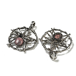 Ciondoli Rhodonite naturale&nbsp;G-P547-05AS-08