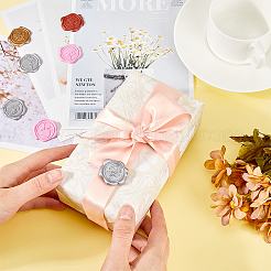 80 Stück 4 Farben Rosen-Klebewachs-Siegelaufkleber&nbsp;DIY-CP0010-20