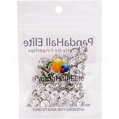 Messing Klasse A Strass Rondelle Distanzscheibe&nbsp;KK-PH0010-24S-NF