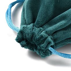 Sacchetti portaoggetti in velluto con coulisse per gioielli&nbsp;ABAG-P013-02C-08