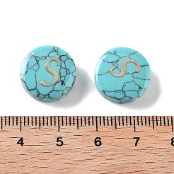 Perles de turquoise synthétique&nbsp;G-A238-02S