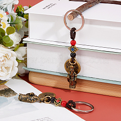 2 pendentif décoratif en alliage&nbsp;KEYC-FH0001-58B