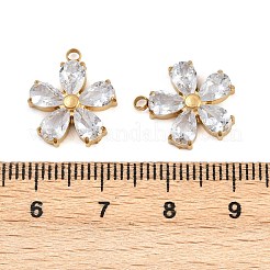Pendentifs en acier inoxydable 304 micro pavés de zircones cubiques&nbsp;X-STAS-I352-07G-A01