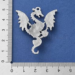 Tibetischer stil Aluminium Anhänger & Charms&nbsp;LS-PALLOY-O002-15B-AS