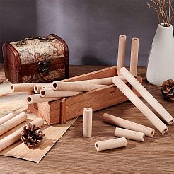 4 Stil unbehandelte Buchenholzstäbe&nbsp;WOOD-OC0002-53