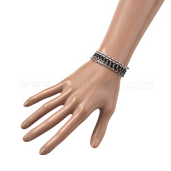 14 ensemble de bracelets en cordon de coton 7 couleurs pour hommes et femmes&nbsp;BJEW-FS00025-04