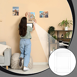 Rechteckiger Acryl-Tischkarten-Displayrahmen und doppelseitiges Klebeband&nbsp;AJEW-WH0609-493A