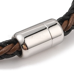 Geflochtene Armbänder aus Mikrofaser-Lederband&nbsp;BJEW-B096-10P