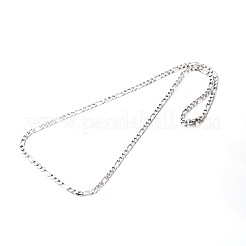Ensembles de bijoux en acier inoxydable 304 résistant au ternissement avec chaînes Figaro&nbsp;SJEW-O030-01