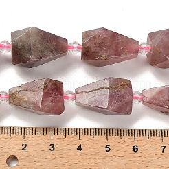 Madagascar rosa naturale perle di quarzo fili&nbsp;G-NH0005-B02-01