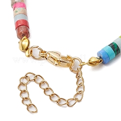Armbänder aus Heishi-Perlen mit gemischten Edelsteinen&nbsp;BJEW-JB11073