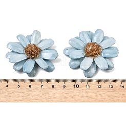 Grands pendentifs en résine époxy et fleurs séchées&nbsp;RE-CBAAE94-01A